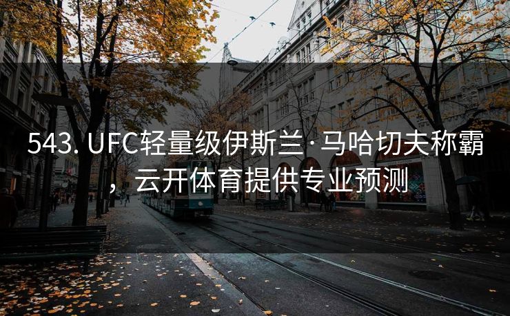 543. UFC轻量级伊斯兰·马哈切夫称霸，云开体育提供专业预测
